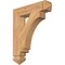 Ekena Millwork Imperial Arts & Crafts Smooth Bracket, Western Red Cedar, 3 1/2"W x 18"D x 22"H BKT04X18X22IMP03SWR - alternate 1